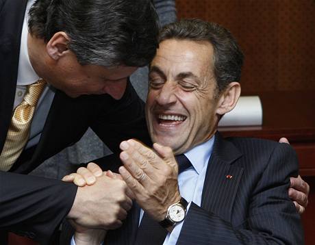 Jan Fischer a Nicolas Sarkozy na summitu